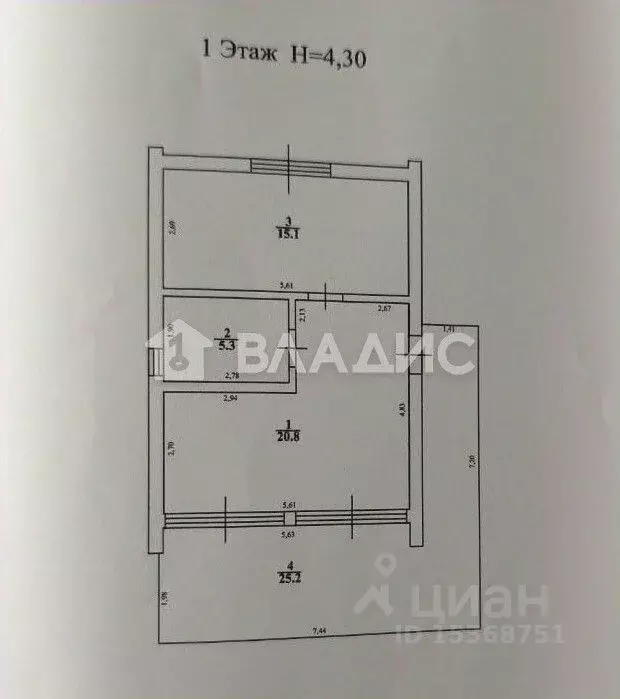 Дом в Калининградская область, Янтарный пгт ул. Заозерная, 40 (68 м) - Фото 2