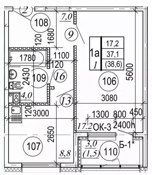 1-к кв. Камчатский край, Елизовский муниципальный округ, пос. ... - Фото 0