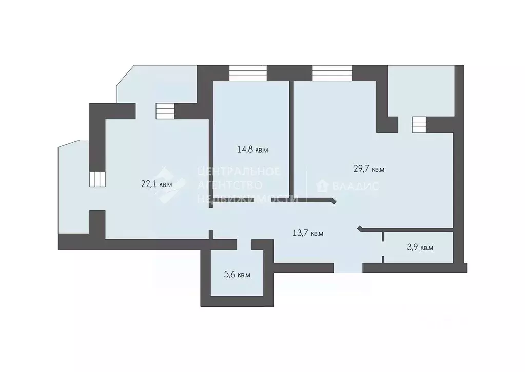 2-к кв. Рязанская область, Рязань Касимовское ш., 32к5 (89.8 м) - Фото 2