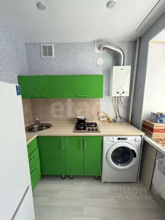 1-к кв. Татарстан, Зеленодольск ул. Маяковского, 4 (30.2 м) - Фото 1