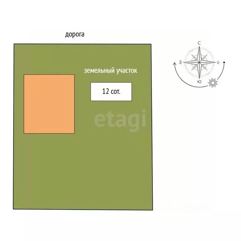 Дом в Томская область, Томский район, д. Кисловка пер. Мельниковский ... - Фото 1