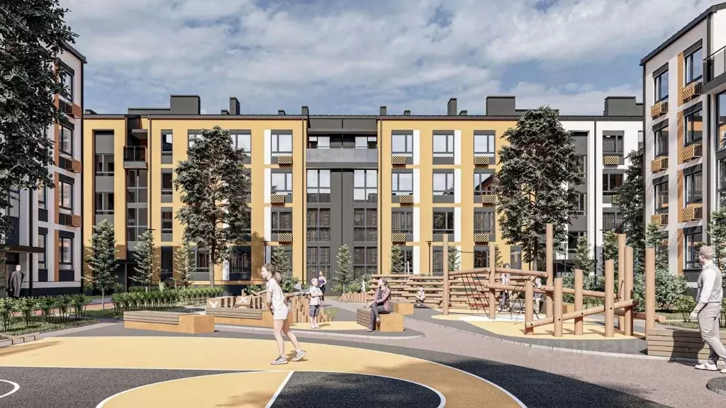 2-к кв. Калининградская область, Зеленоградск  (51.78 м) - Фото 1