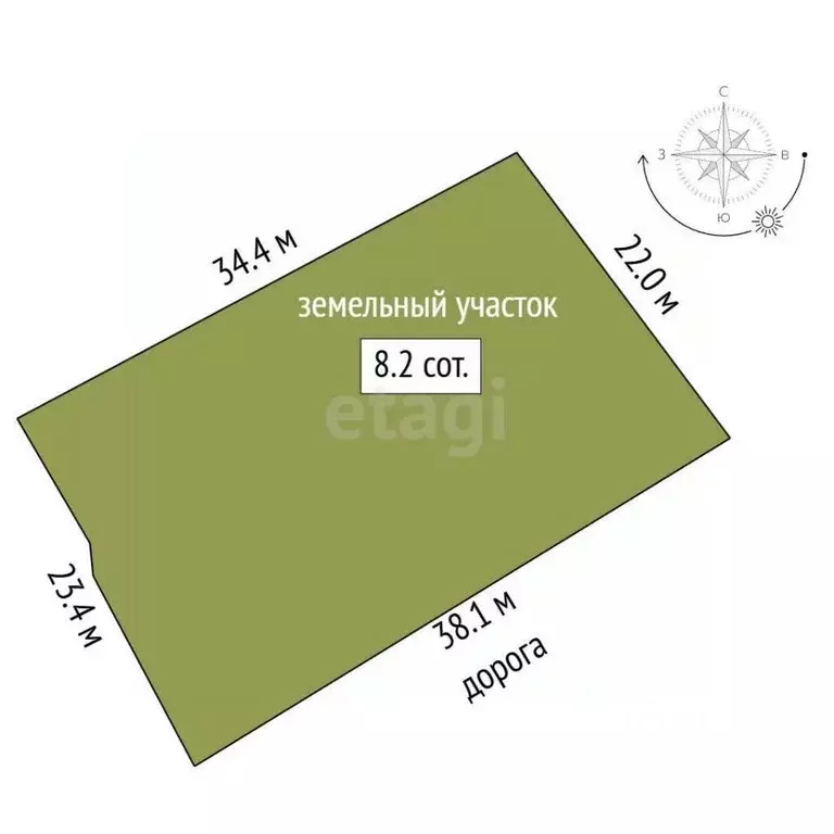 Участок в Кемеровская область, Кемерово пер. 2-й Иланский (8.3 сот.) - Фото 2