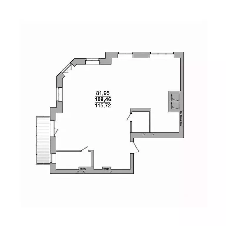 3-к кв. Новосибирская область, Новосибирск ул. Сеченова, 13 (115.72 м) - Фото 0