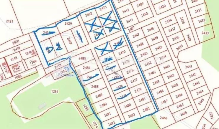 Участок в Челябинская область, Сосновский район, пос. Саргазы пер. ... - Фото 2