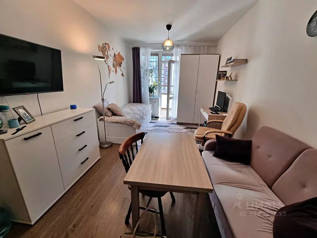 Студия Санкт-Петербург ул. Летчика Лихолетова, 14к4 (28.0 м) - Фото 0