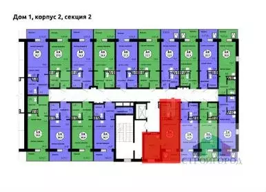 1-к. квартира, 34,7 м, 4/9 эт. - Фото 1