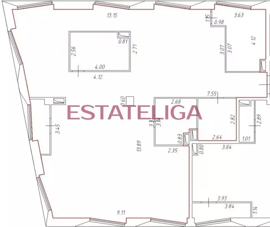 Помещение свободного назначения в Москва Балчуг Резиденс жилой ... - Фото 2