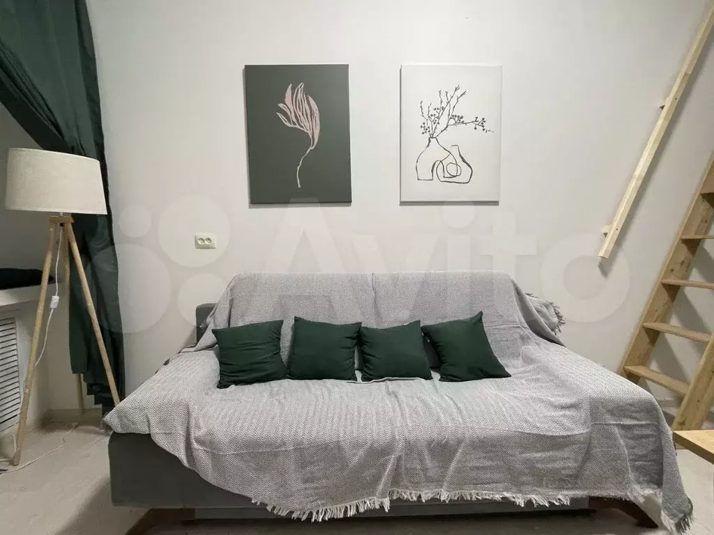 Апартаменты-студия, 18 м, 1/4 эт. - Фото 1