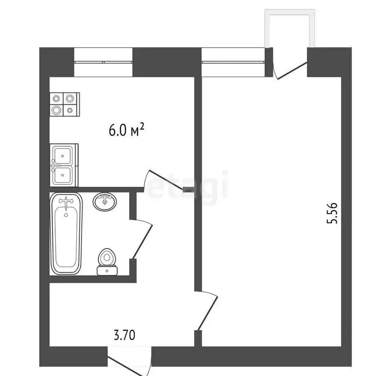 1-комнатная квартира: Тюмень, микрорайон Парфёново, улица Муллы-Нур ... - Фото 0