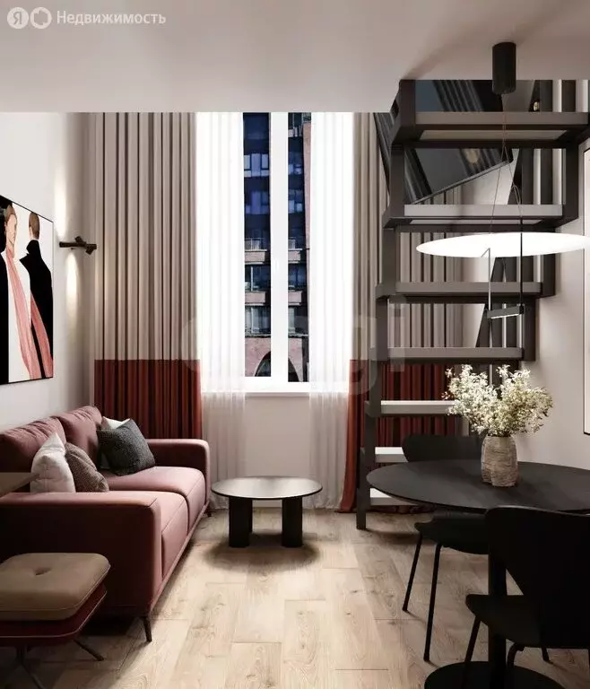 Квартира-студия: Санкт-Петербург, Свердловская набережная, 58 (24.4 м) - Фото 2