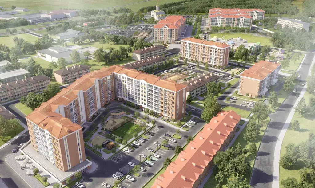 3-к кв. Краснодарский край, Динская ст-ца ул. Спортивная, 2А (72.8 м) - Фото 1