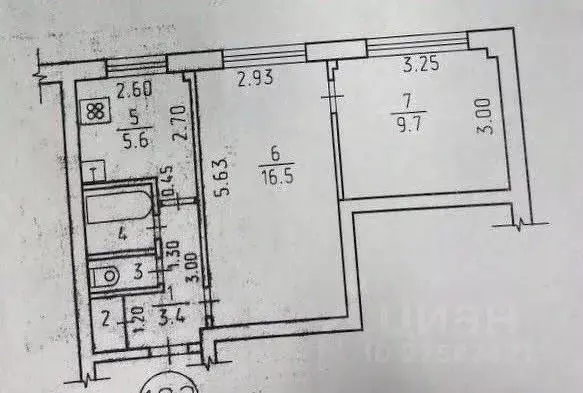 2-к кв. Удмуртия, Ижевск ул. 9 Января, 199 (39.3 м) - Фото 1
