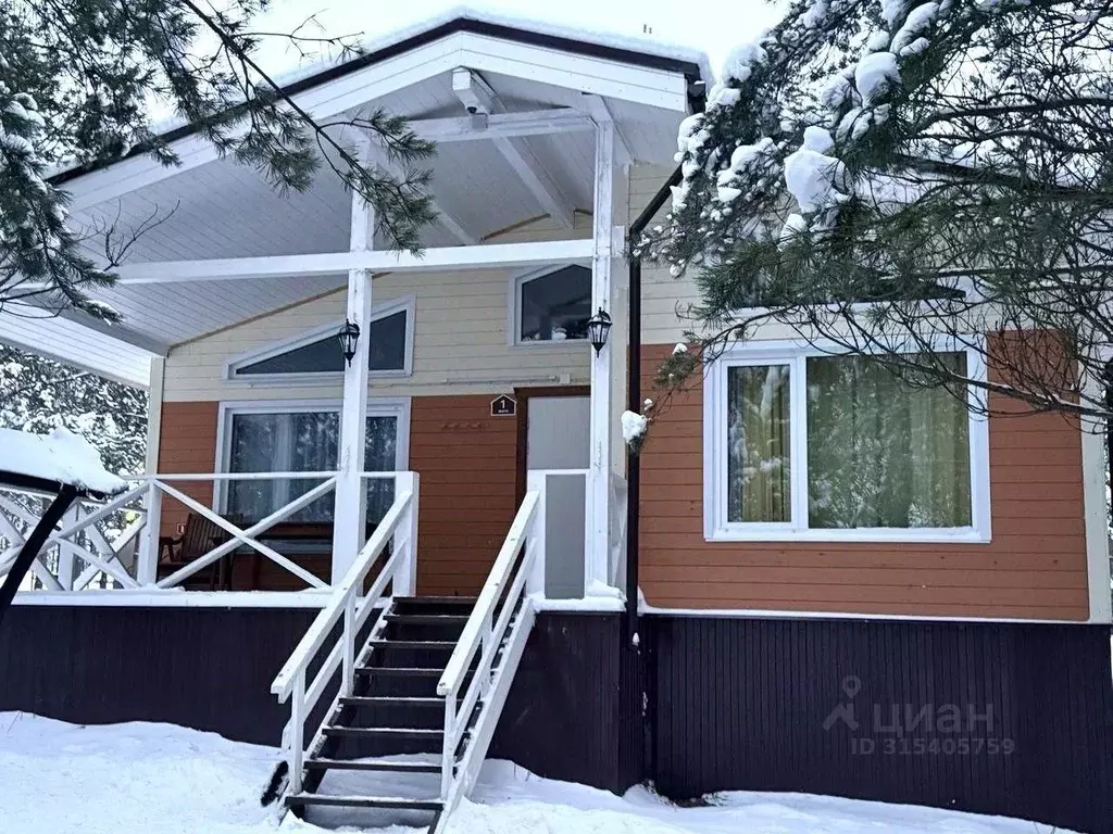 Дом в Новгородская область, Любытинское с/пос, д. Бор 129 (81 м) - Фото 1