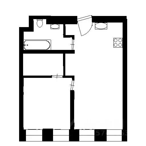 2-к кв. Москва Летниковская ул., 13 (48.0 м) - Фото 1