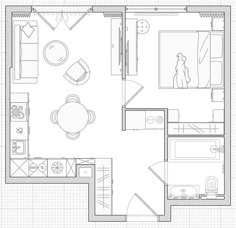 2-к кв. Москва ул. Академика Королева, 21 (40.0 м) - Фото 2