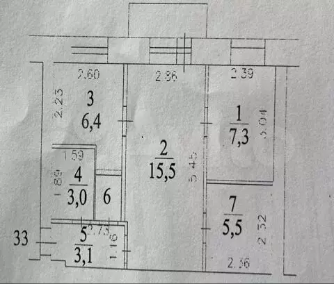 2-к. квартира, 42 м, 4/5 эт. - Фото 0