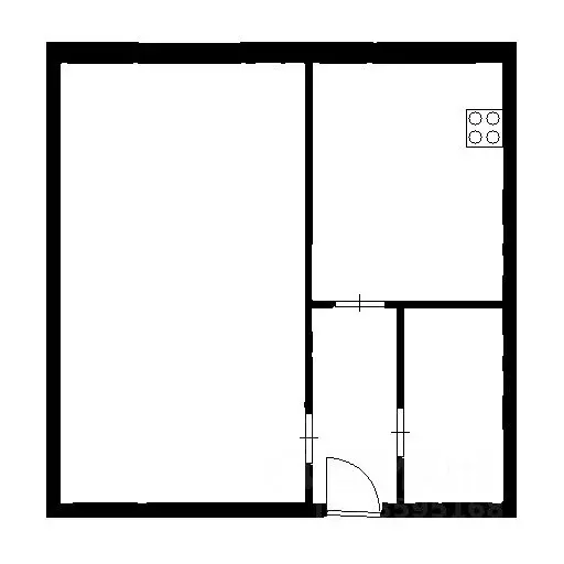 1-к кв. Коми, Ухта Юбилейная ул., 8 (30.0 м) - Фото 1