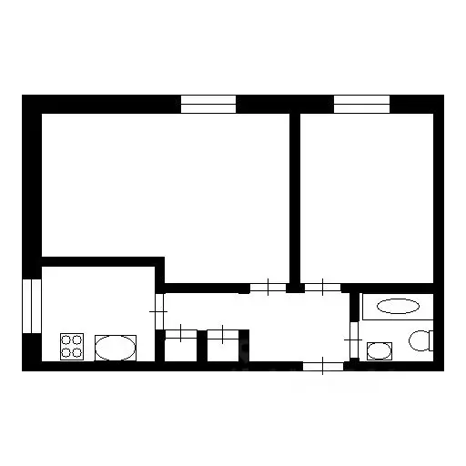 2-к кв. Санкт-Петербург ул. Лени Голикова, 14 (41.0 м) - Фото 1