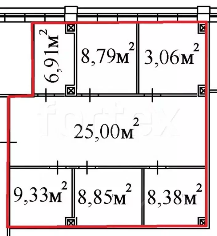 Офис в Москва Нижняя Красносельская ул., 40/12к1 (70 м) - Фото 0