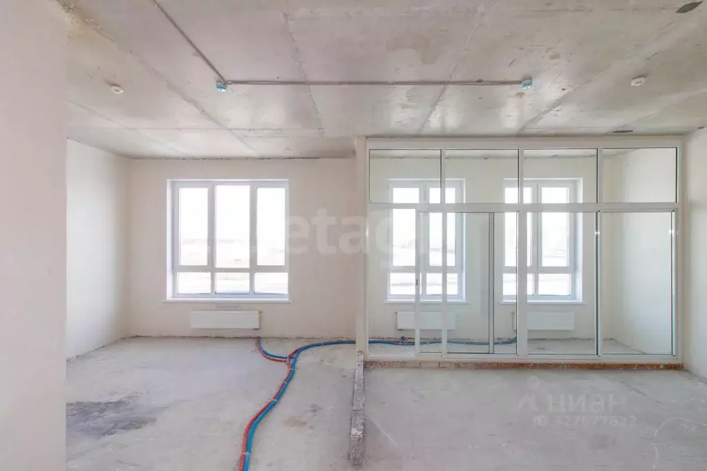 1-к кв. Тюменская область, Тюмень ул. Пожарных и Спасателей, 1к1 (48.0 ... - Фото 1