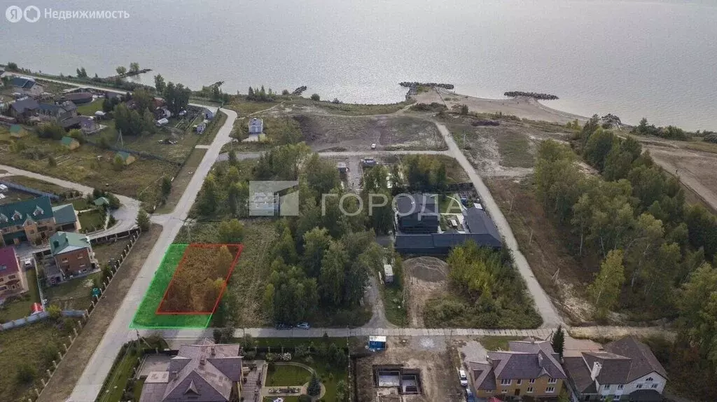 Участок в посёлок Голубой Залив, Береговая улица (5 м) - Фото 0