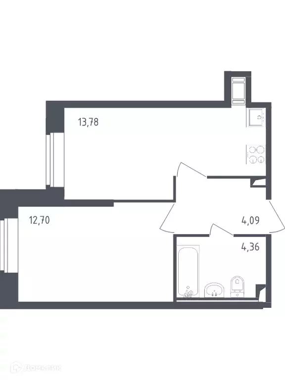 Продаётся 1-к квартира, 34.9 м - Фото 0