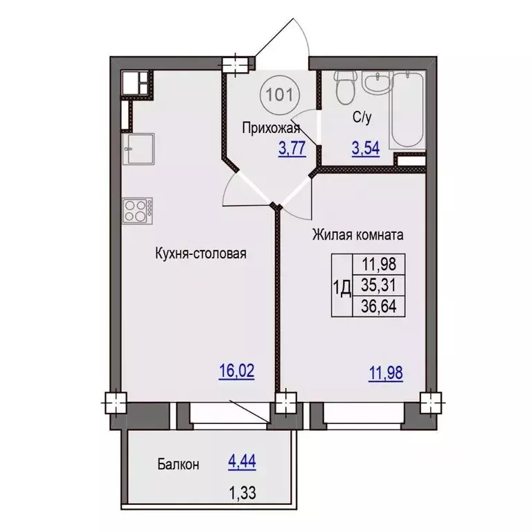 1-к кв. Псковская область, Псковский район, Завеличенская волость, д. ... - Фото 1