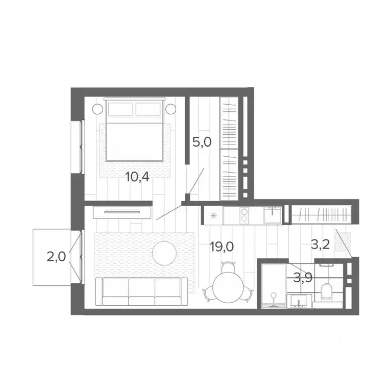 2-к кв. Алтайский край, Барнаул тракт Змеиногорский, 35Б (43.5 м) - Фото 0