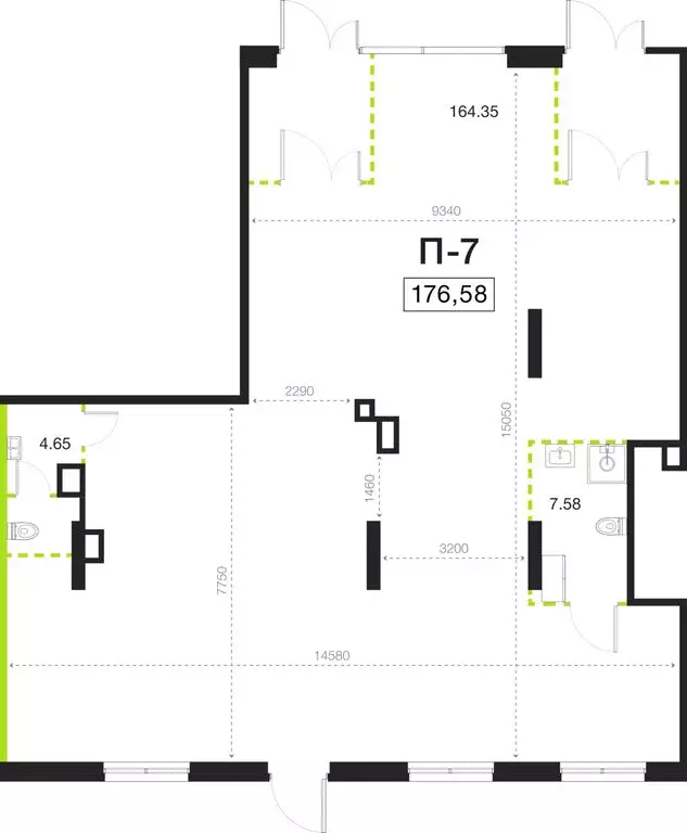 Помещение свободного назначения (176.58 м) - Фото 0