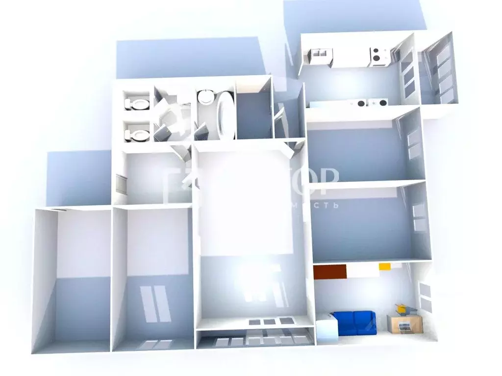 Комната Костромская область, Кострома Депутатская ул., 62 (14.0 м) - Фото 2