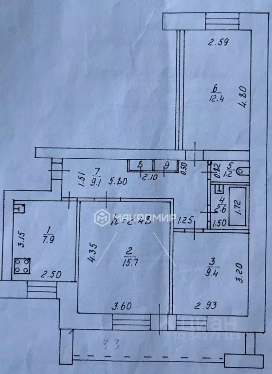 3-к кв. Кировская область, Киров ул. Ленина, 200г (63.0 м) - Фото 1