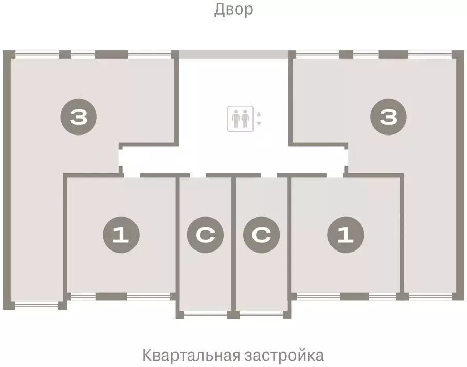 1-комнатная квартира: Тюмень, Мысовская улица, 26к1 (46.57 м) - Фото 1