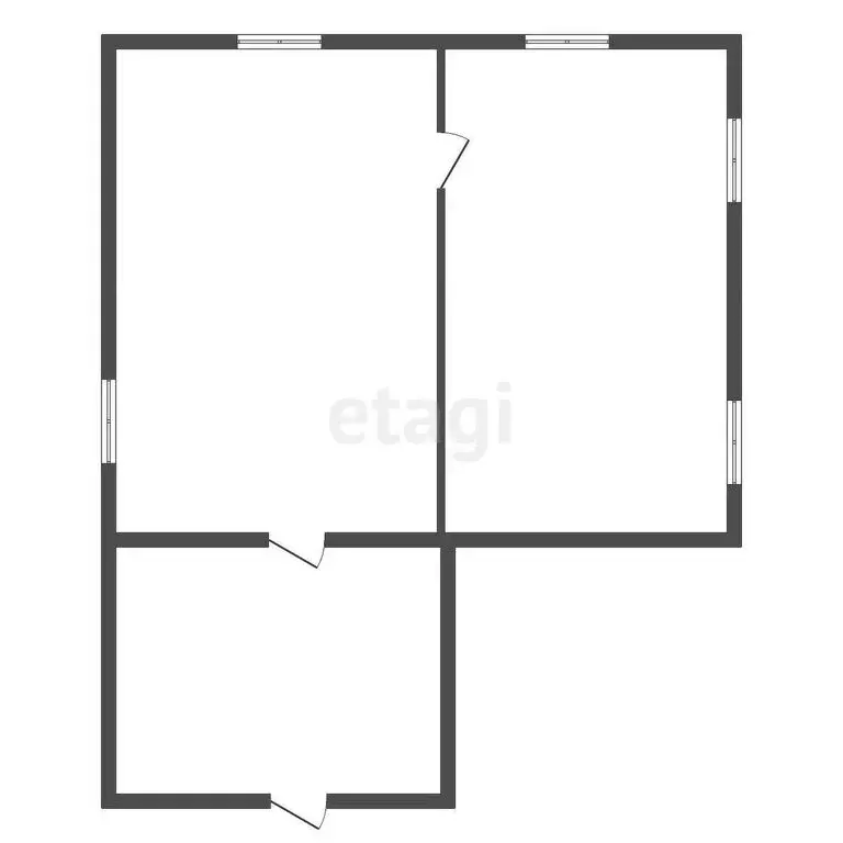 Дом в село Хуторка, улица 1 Мая (58.6 м) - Фото 2