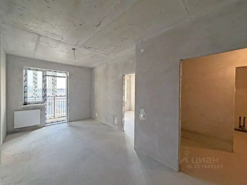 1-к кв. Калининградская область, Калининград Закатная ул., 29к3 (45.1 ... - Фото 2