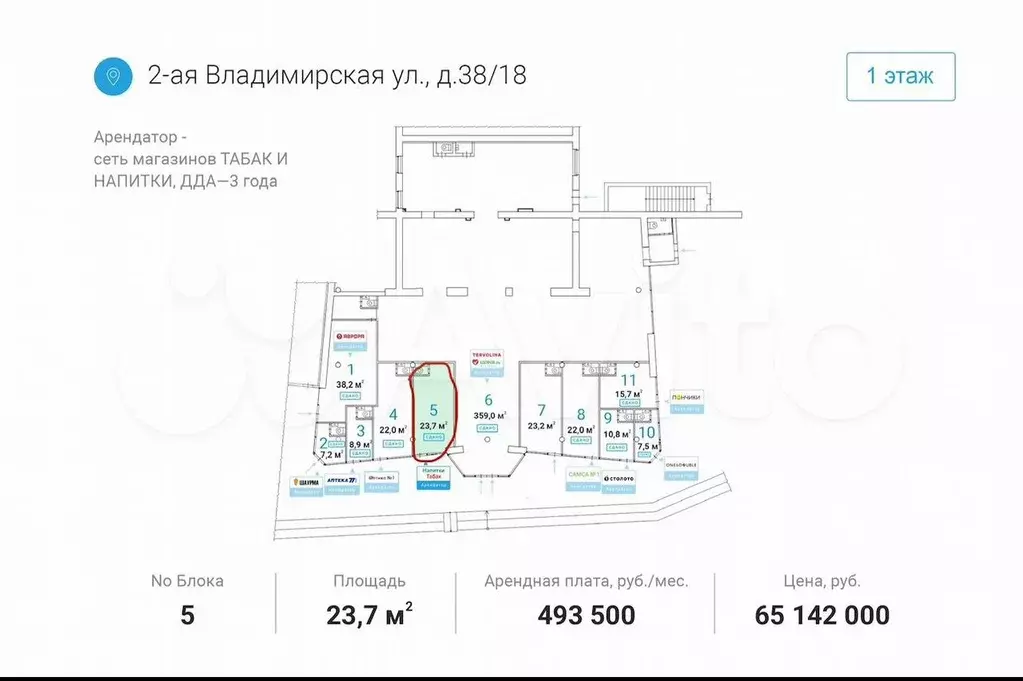 Габ на трафике, 23,7 м2 - Фото 1
