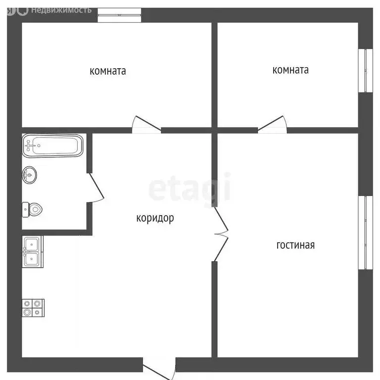 Дом в село Тимохинское, Набережная улица (74 м) - Фото 2