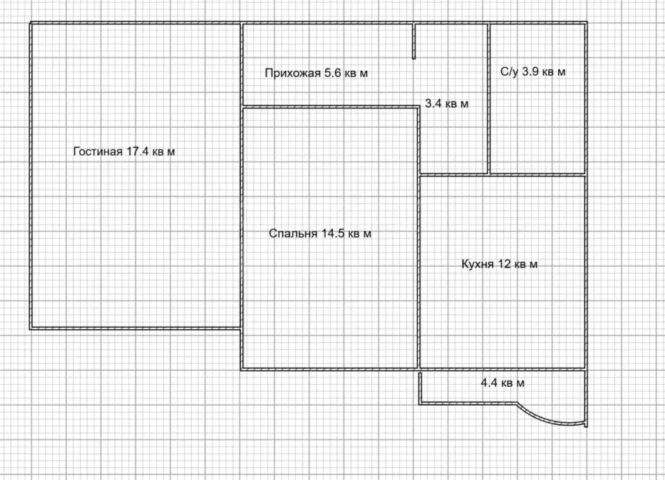 2-к кв. Оренбургская область, Оренбург ул. Гаранькина, 25 (56.8 м) - Фото 2