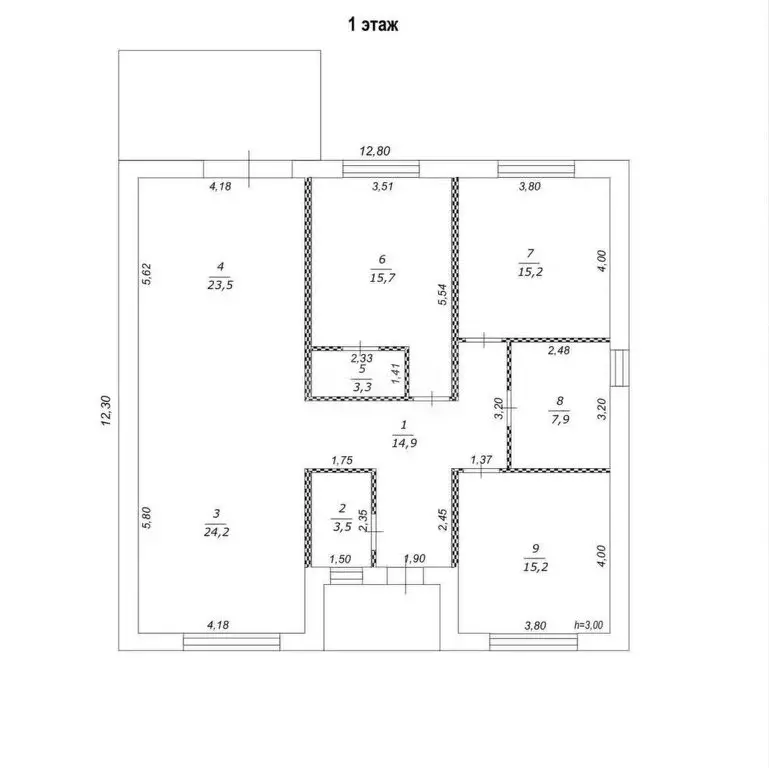 Дом в село Стрелецкое, Генеральская улица (130 м) - Фото 1