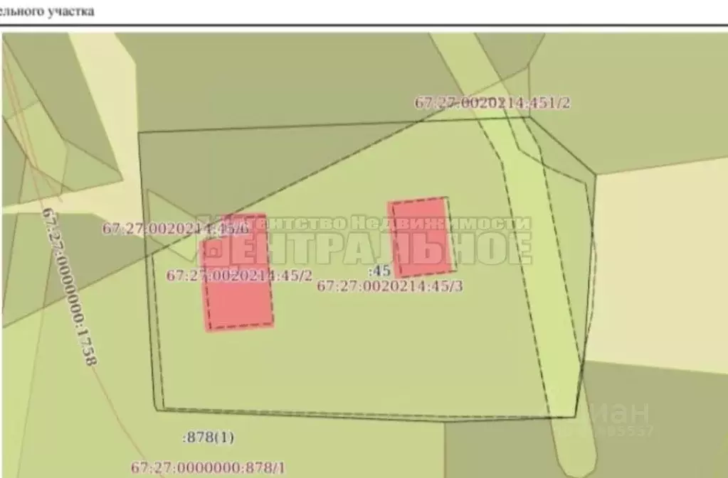 Участок в Смоленская область, Смоленск ул. Багратиона, 38 (12.8 сот.) - Фото 2