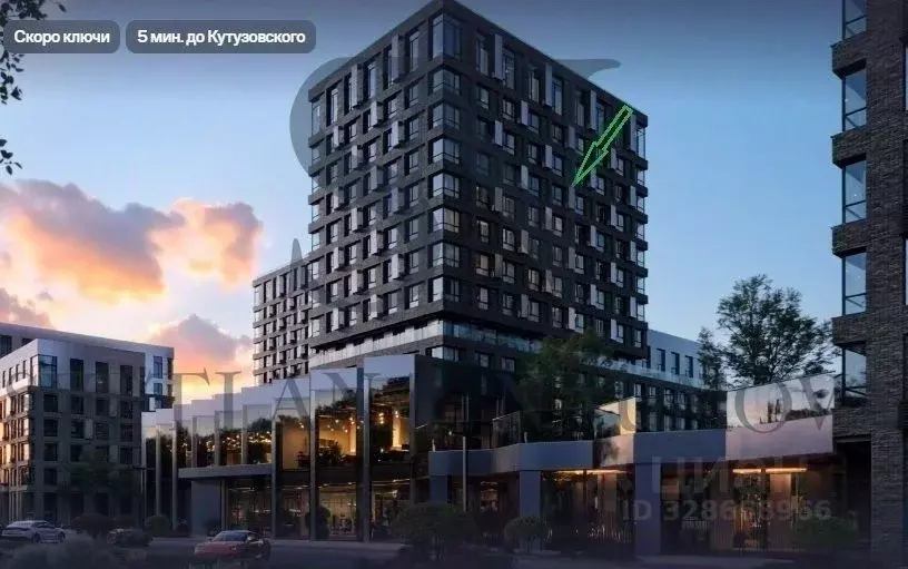 2-к кв. Москва Верейская ул., 43к3 (39.0 м) - Фото 2