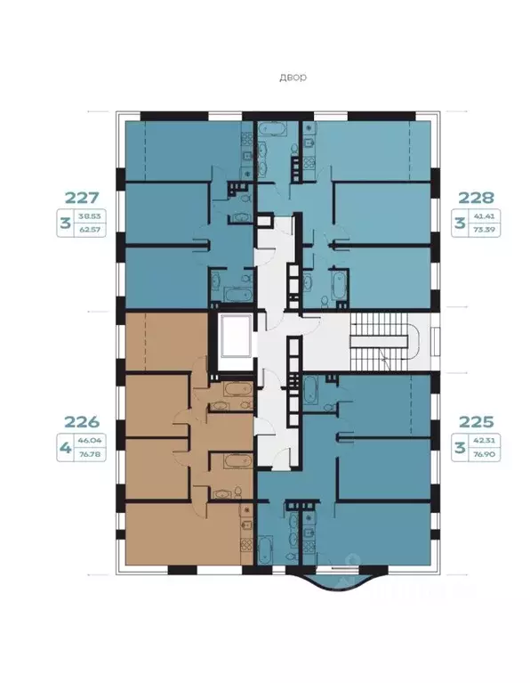 3-к кв. Иркутская область, Иркутск наб. Верхняя, 133 (73.39 м) - Фото 1