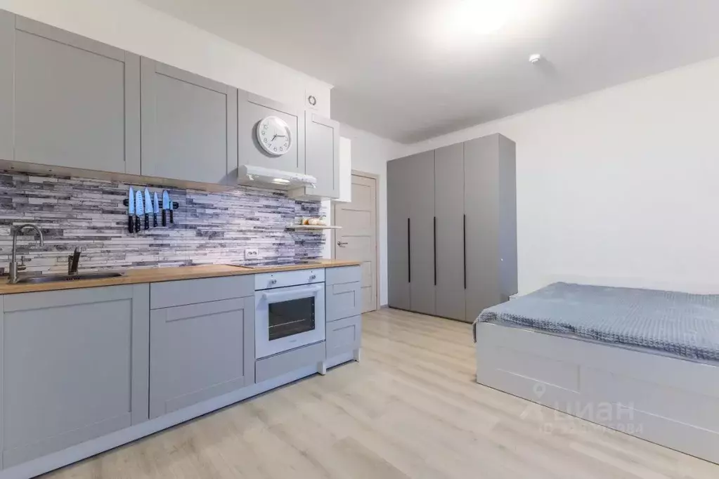 Студия Санкт-Петербург ул. Верхне-Каменская, 3к1 (24.4 м) - Фото 1