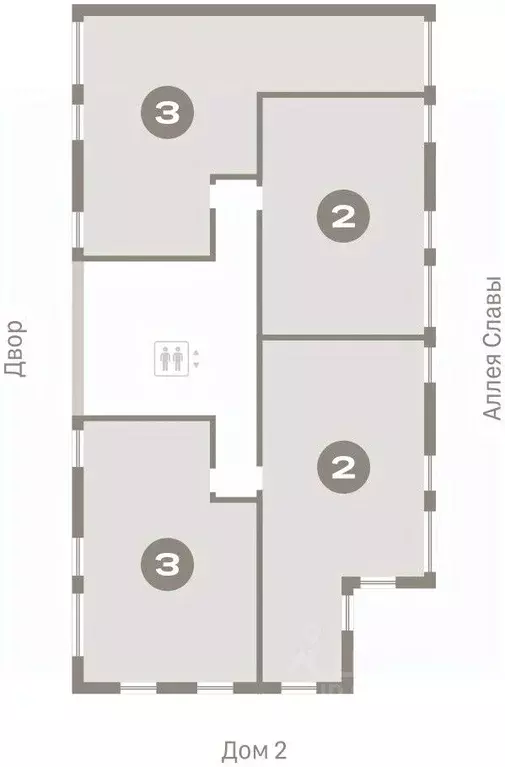 2-к кв. Тюменская область, Тюмень ул. Республики, 205к3 (72.07 м) - Фото 2