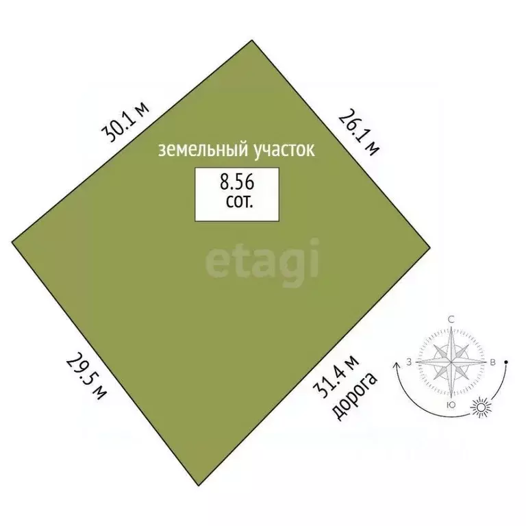 Участок в Башкортостан, Стерлитамак Ашкадарский мкр,  (8.5 сот.) - Фото 2