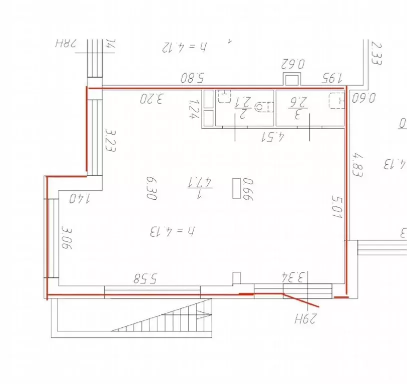 Помещение свободного назначения в Санкт-Петербург просп. Ветеранов, ... - Фото 2
