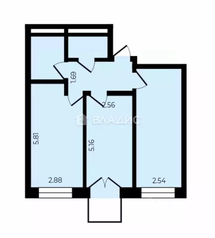 2-к кв. Московская область, Мытищи Летная ул., 21/2 (59.5 м) - Фото 2