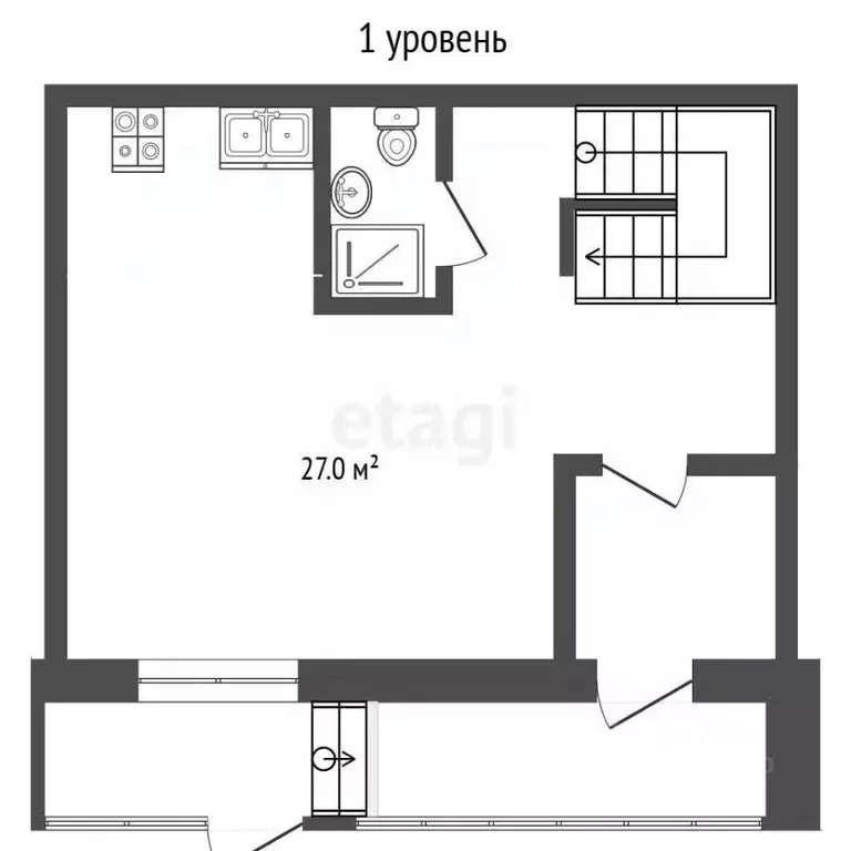 2-к кв. Тюменская область, Тюмень ул. Николая Глебова, 3 (69.6 м) - Фото 2