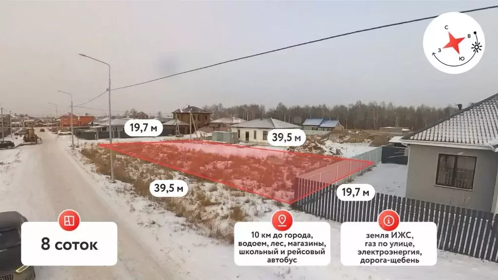 Участок в Тюменская область, Тюменский муниципальный округ, д. ... - Фото 1