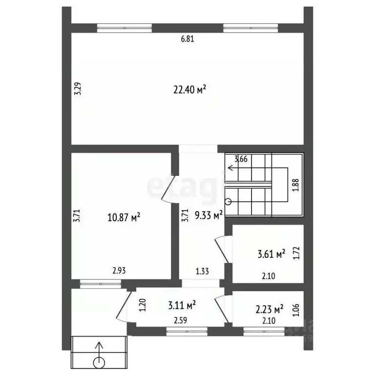 Дом в Москва Марушкинское поселение, д. Крекшино, ул. Свободы, 8 (130 ... - Фото 1